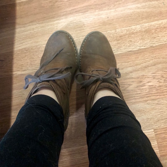 Clarks Carleta Lyon Booties, Brown Leather - Picture 2 of 3